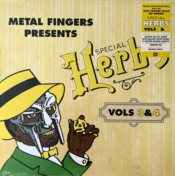 Metal Fingers : Special Herbs (Vols 3&amp;4) (2xLP, Comp, RE, Lem)
