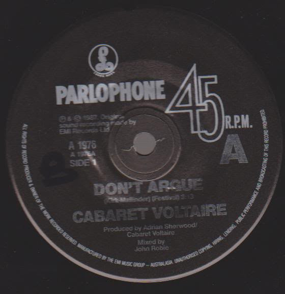 Cabaret Voltaire : Don't Argue (7", Single)