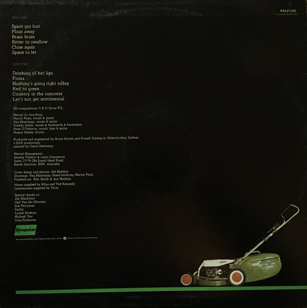 Mental As Anything : Creatures Of Leisure (LP, Album)