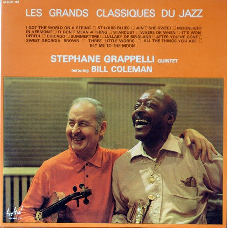 Stéphane Grappelli Quintet Featuring Bill Coleman (2) : Les Grands Classiques Du Jazz (2xLP, RE, Gat)