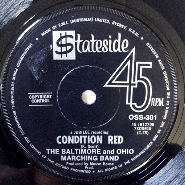 The Baltimore And Ohio Marching Band : Lapland / Condition Red (7", Single)