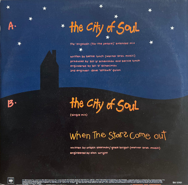 Eurogliders : The City Of Soul (12", Single)