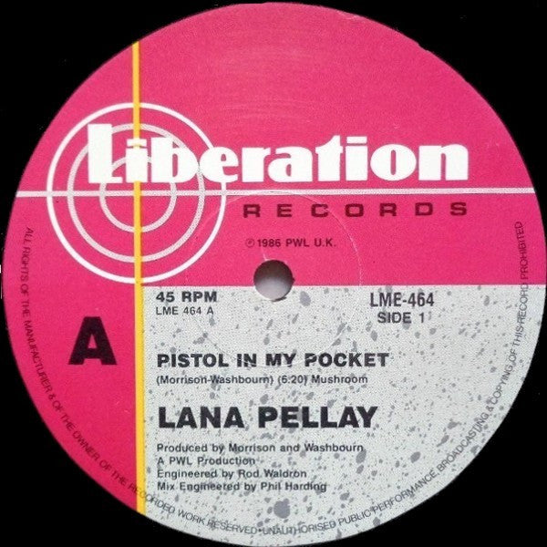 Alan Pillay : Pistol In My Pocket (12")