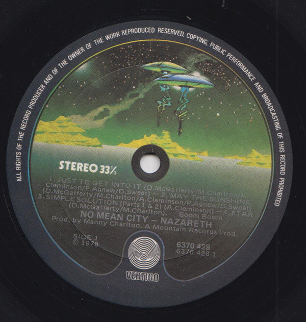 Nazareth (2) : No Mean City (LP, Album)