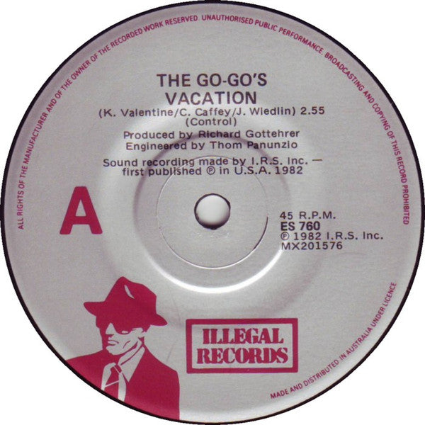 Go-Go's : Vacation (7", Single)