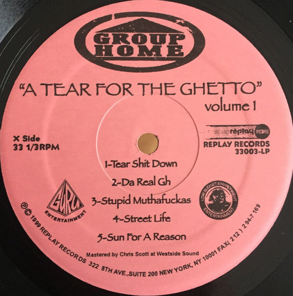 Group Home : A Tear For The Ghetto Vol. 1 (LP)