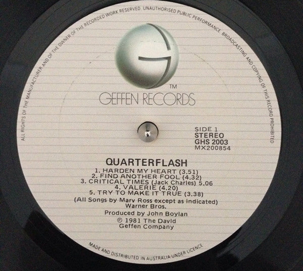 Quarterflash : Quarterflash (LP, Album)