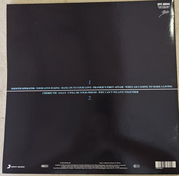 Sade : Diamond Life (LP, Album, RE, RM, Hal)