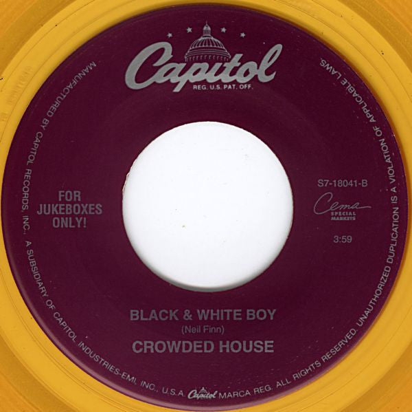 Crowded House : Private Universe (7", Jukebox, Gol)