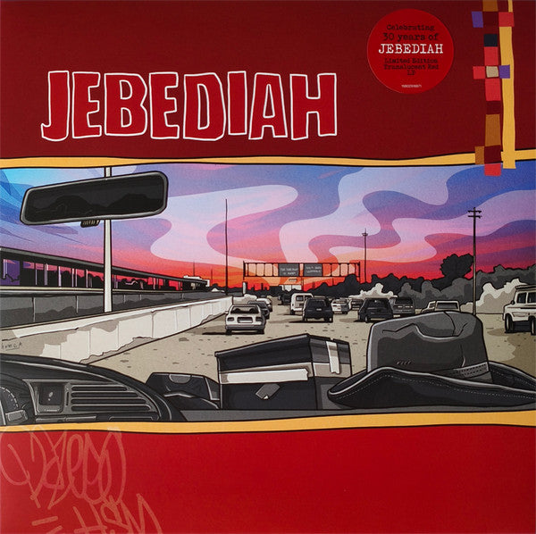 Jebediah : Jebediah (LP, Album, Ltd, RE, Red)