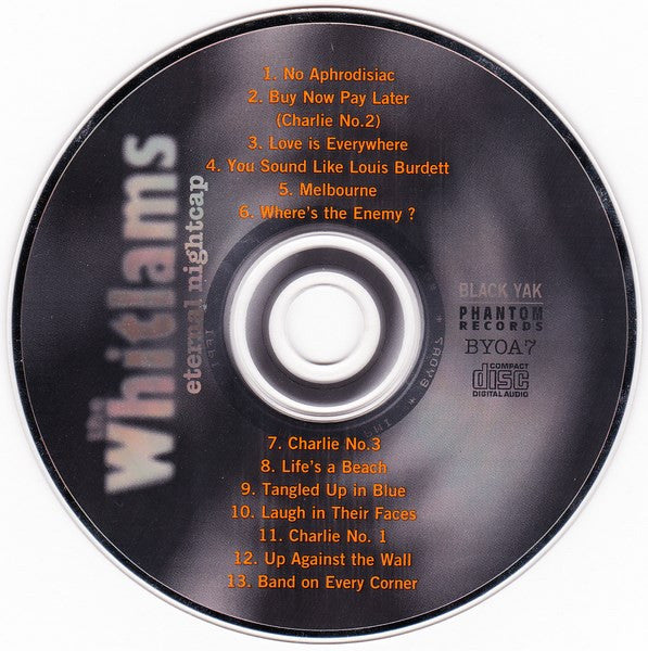The Whitlams : Eternal Nightcap (CD, Album, RE)