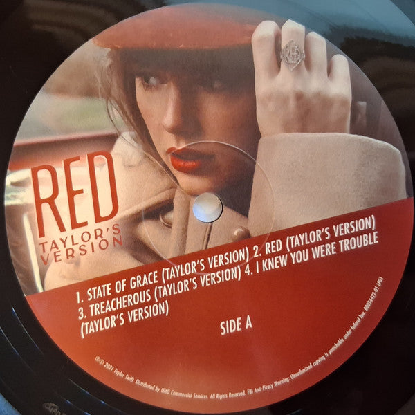 Taylor Swift : Red (Taylor's Version) (4xLP, Album, RE, RP, MPO)
