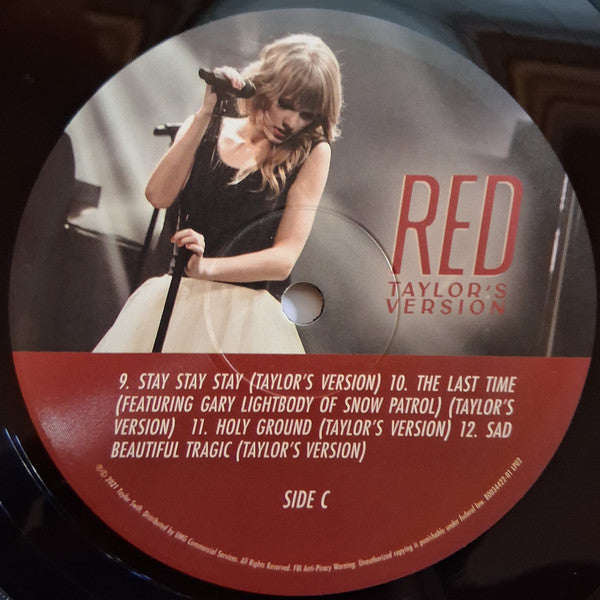 Taylor Swift : Red (Taylor's Version) (4xLP, Album, RE, RP, MPO)