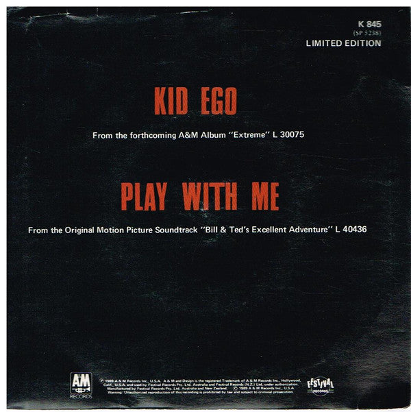 Extreme (2) : Kid Ego (7", Ltd)