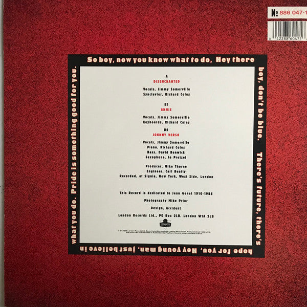 The Communards : Disenchanted (12", Single)