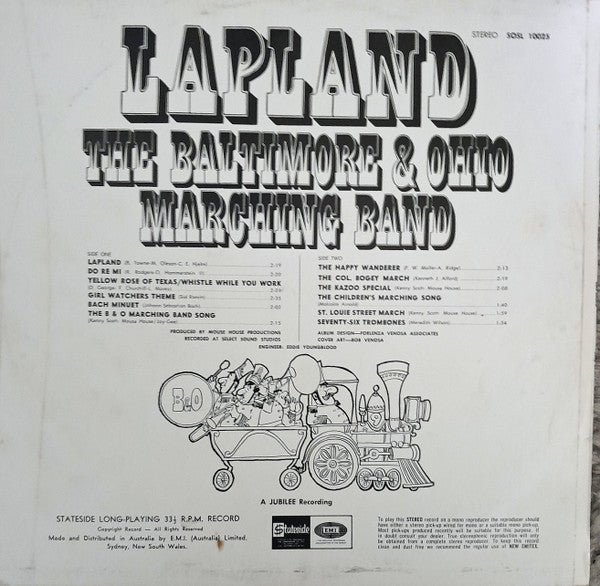The Baltimore & Ohio Marching Band* : Lapland (LP, Album)