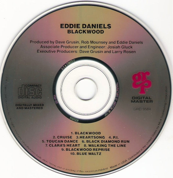 Eddie Daniels : Blackwood (CD, Album)