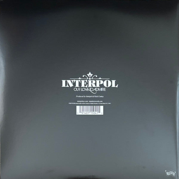 Interpol : Our Love To Admire (2xLP, Album, RE, RM, RP, GZ )