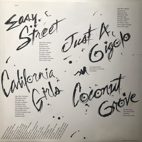 David Lee Roth : Crazy From The Heat (12", EP)