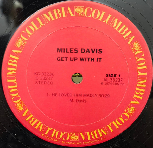 Miles Davis : Get Up With It (2xLP, Album, San)