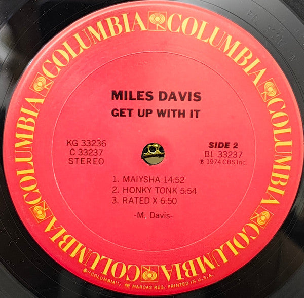 Miles Davis : Get Up With It (2xLP, Album, San)