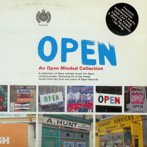Various : Ministry Of Sound Presents Open (An Open Minded Collection) (4xLP, Comp)