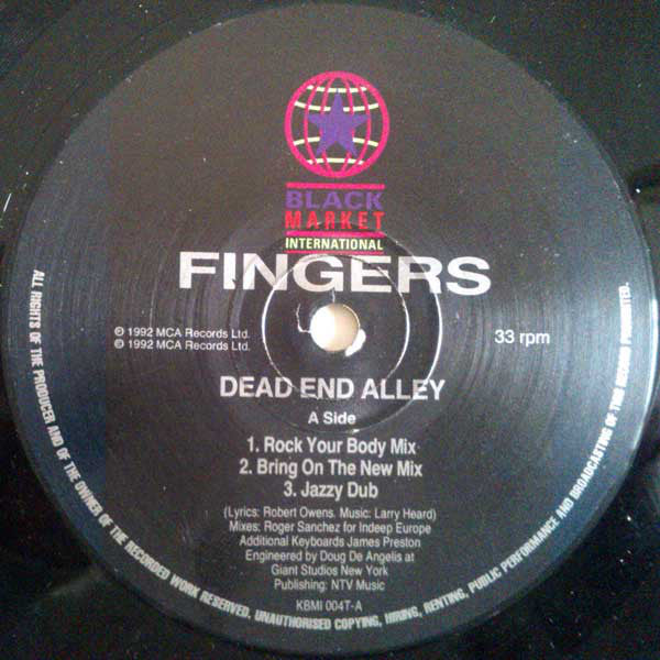 Mr. Fingers : Dead End Alley (12&quot;)