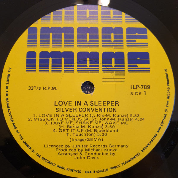 Silver Convention : Love In A Sleeper (LP, Album)