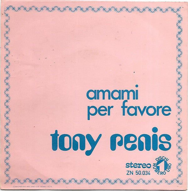 Tony Renis : Venere (7")