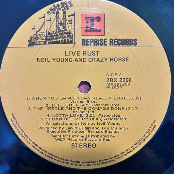 Neil Young & Crazy Horse : Live Rust (2xLP, Album)