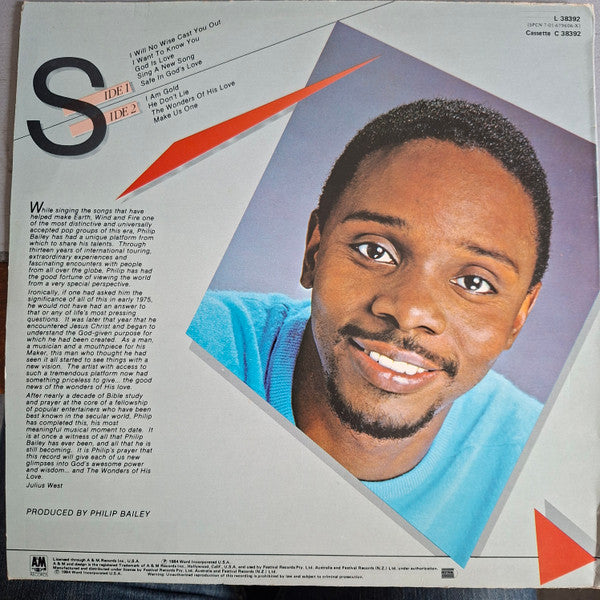 Philip Bailey : The Wonders Of His Love (LP, Album)