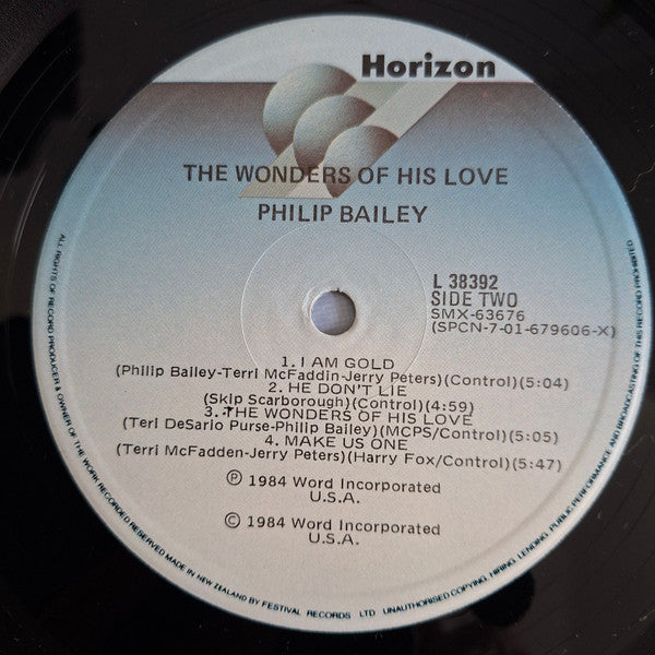 Philip Bailey : The Wonders Of His Love (LP, Album)