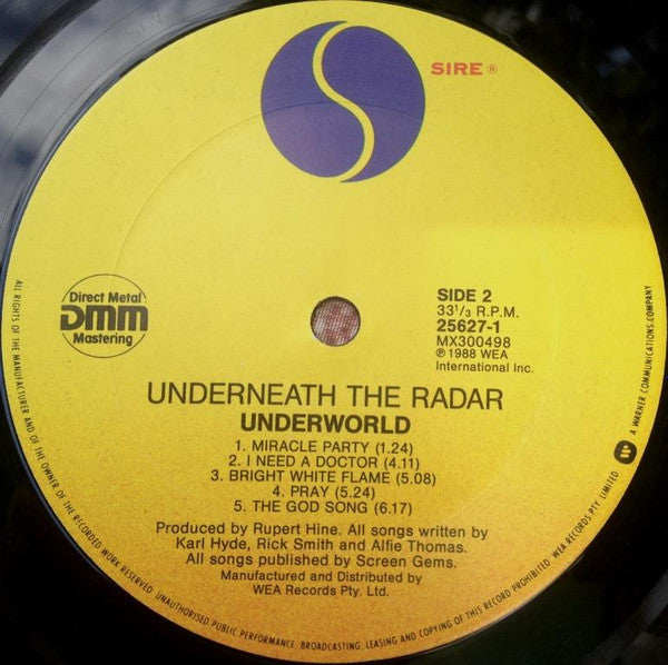 Underworld : Underneath The Radar (LP, Album)