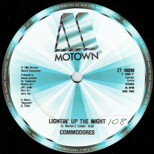 Commodores : Animal Instinct (12", Single)