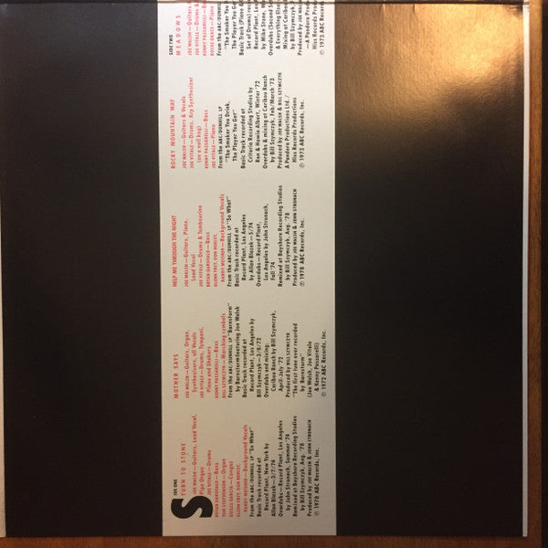 Joe Walsh : The Best Of Joe Walsh (LP, Comp)