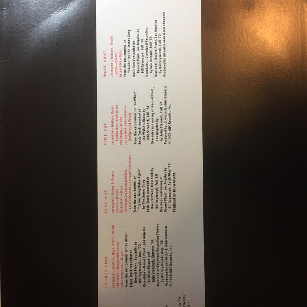 Joe Walsh : The Best Of Joe Walsh (LP, Comp)