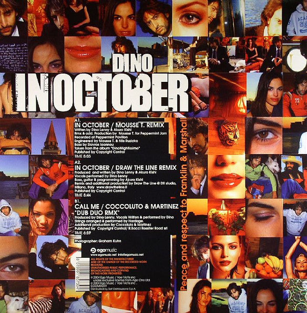 Dino Lenny : In October (12")