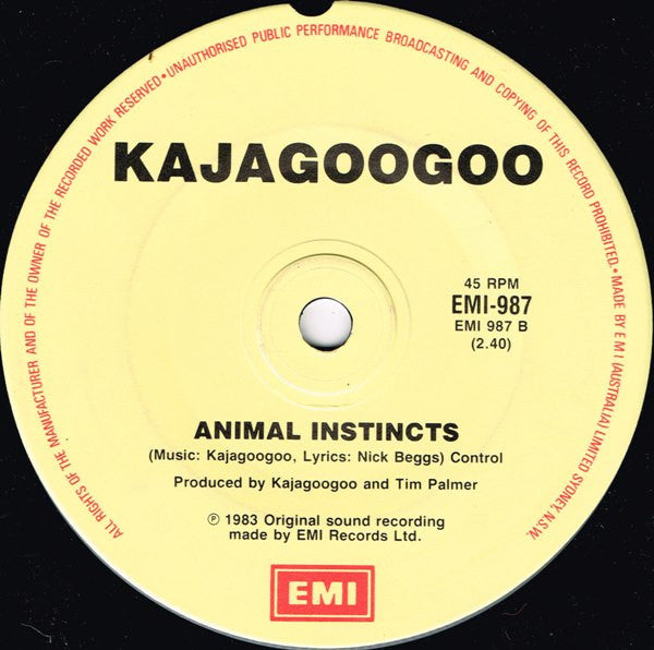 Kajagoogoo : Ooh To Be Ah (7", Single)