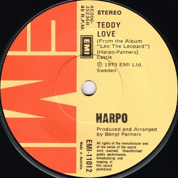 Harpo : Moviestar (7", Single)