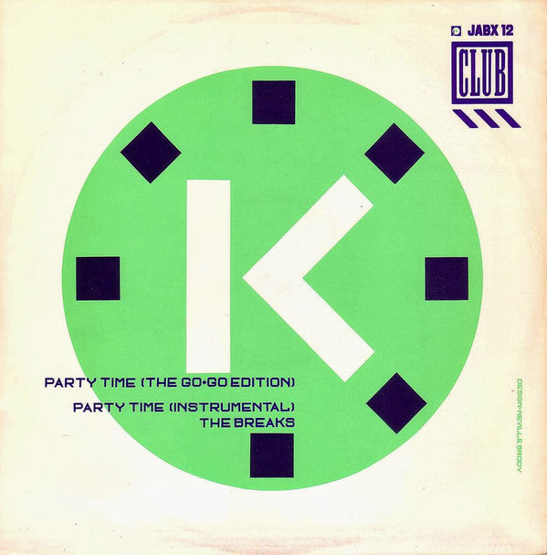 Kurtis Blow : Party Time (The Go-Go Edition) / The Breaks (12", Single)