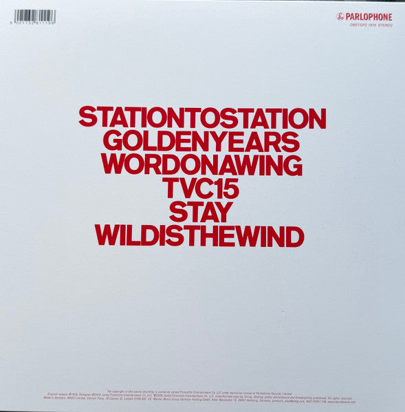 David Bowie : Station To Station (LP, Album, Pic, RE, 50t)