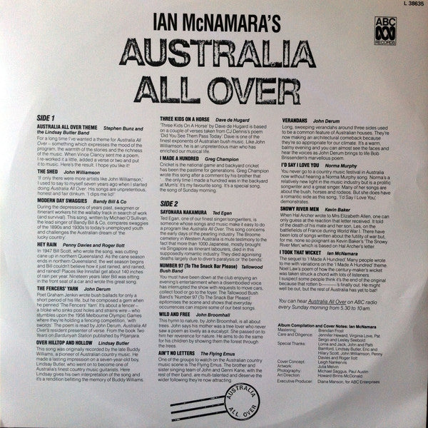 Various - Ian McNamara : Australia All Over (LP, Comp)