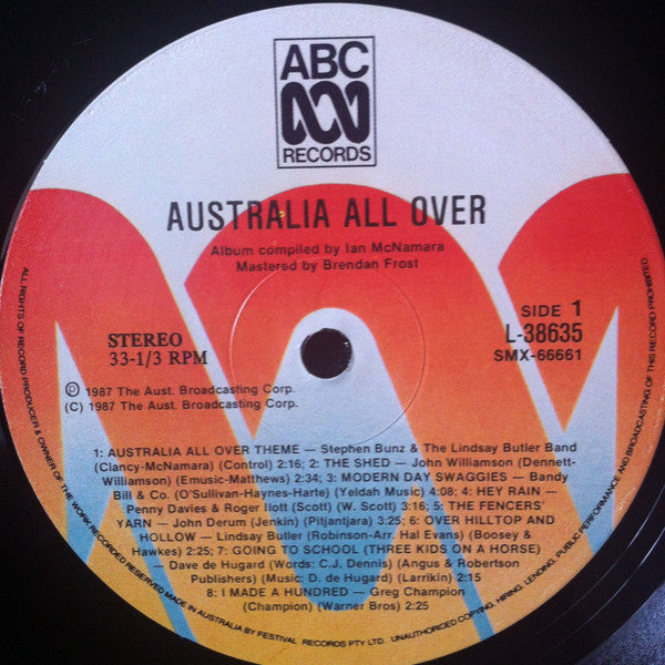 Various - Ian McNamara : Australia All Over (LP, Comp)