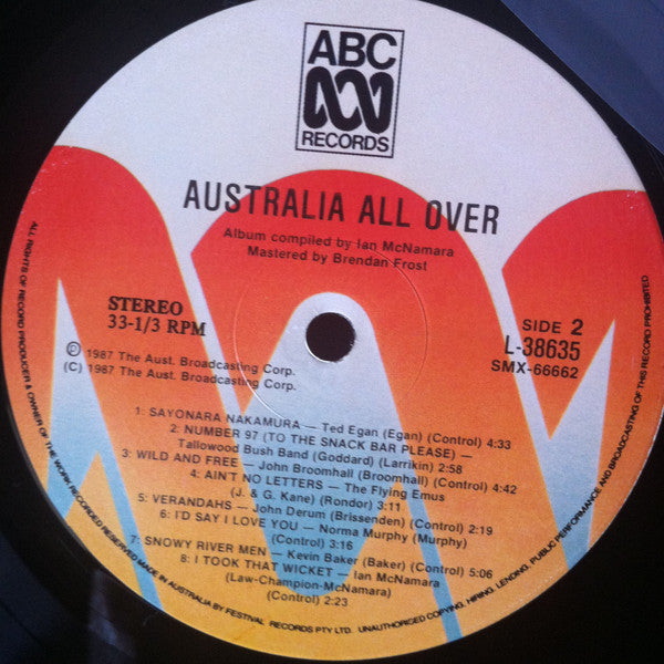 Various - Ian McNamara : Australia All Over (LP, Comp)