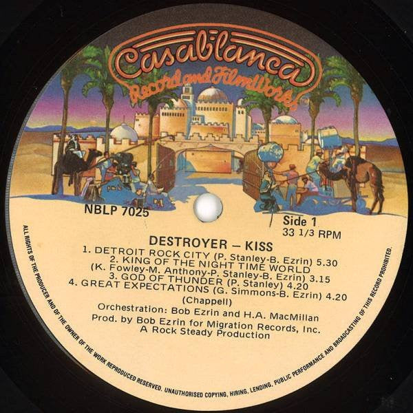 Kiss : Destroyer (LP, Album, RE)