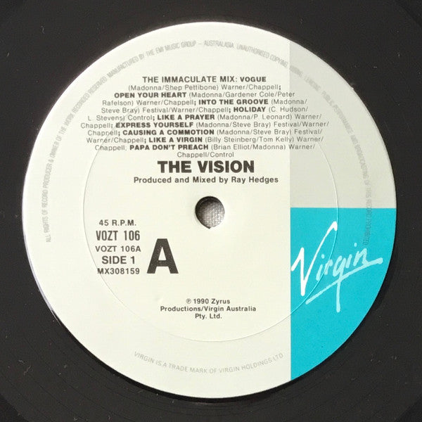 The Vision (11) : The Immaculate Mix (12")