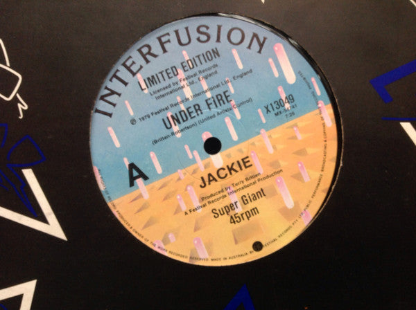 Jackie (7) : Under Fire (12&quot;, Ltd)