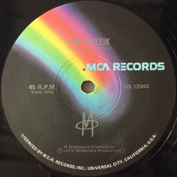 M (2) : Pop Muzik (12&quot;, Single)