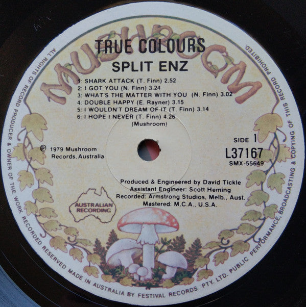 Split Enz : True Colours (LP, Album, Red)