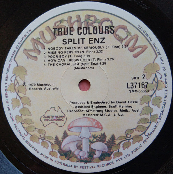 Split Enz : True Colours (LP, Album, Red)